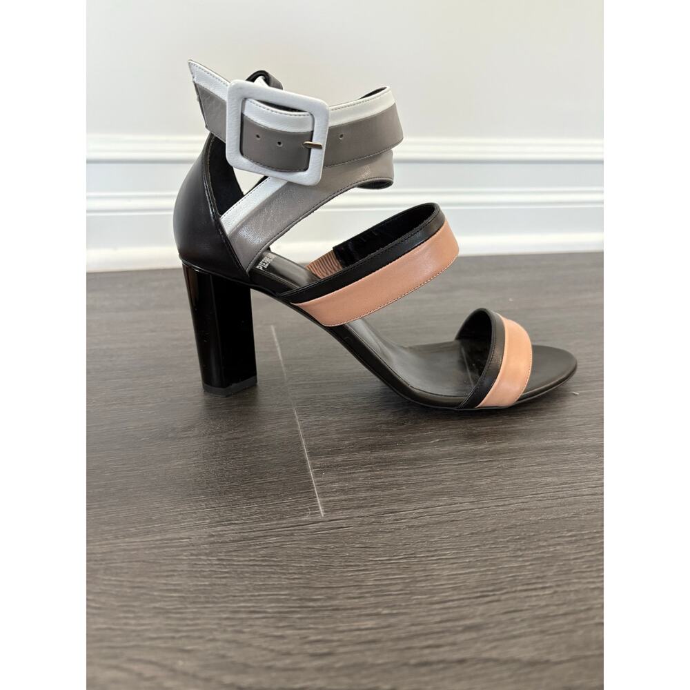 Pierre Hardy Black Leather Heels Size 38 - Picture 6 of 9